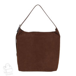 Сумка женская кожаная 3349QAA brown Polina&Eiterou  в Новосибирске