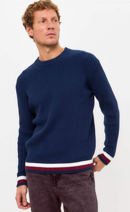 Джемпер Primm P421-15106 темно-синий из хлопка  фото 9