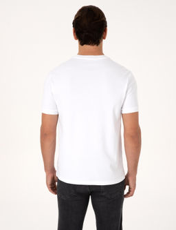 Beyaz Regular Fit Basic Ti__rt - Cacharel фото 5