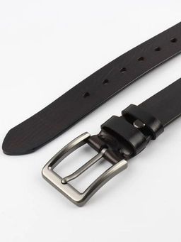 Мужской кожаный ремень Dierhoff ДРК 3056/1-40 Коричневый - Sergio valentini фото 5