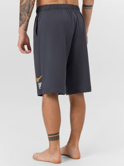 Шорты мужские серые с принтом - Mark formelle фото 2