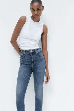 TRF SCULPT HIGH-WAIST JEANS - Zara фото 3