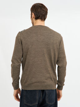 джемпер мужской с ромбами с добавлением шерсти - Glenfield фото 9