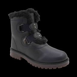 Ботинки на меху ВК852-5 темно синие