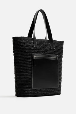 WOVEN SHOPPER BAG - Zara фото 8