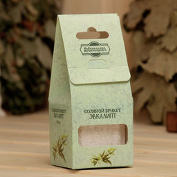 Соляной брикет куб «Эвкалипт» 200 г «Добропаровъ»