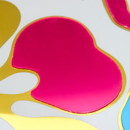 Наклейка интерьерная зеркальная Сказочный цветок, декор на стену, цветная, 61?32 см