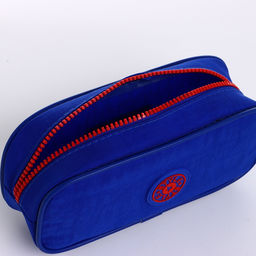 Косметичка-пенал на молнии с карманом, Звезда, васильковая - Simaland фото 3