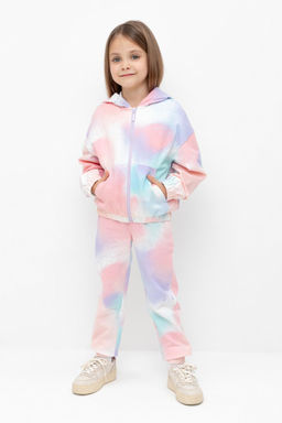 КР 400536/разноцветный спрей брюки для дев