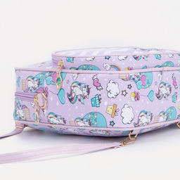 Рюкзак детский на молнии, цвет сиренево-розовый - Simaland фото 3