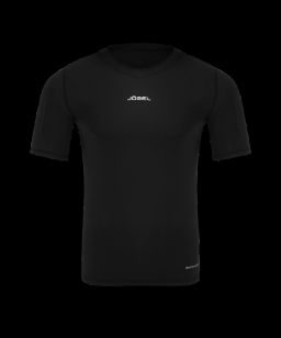 Футболка компрессионная судейская JOGEL PerFormDRY Referee Baselayer Tee SS, черный  фото 2