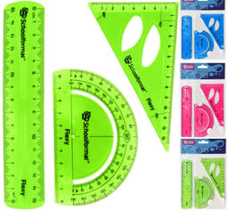 Набор гибких линеек для черчения, 15 см