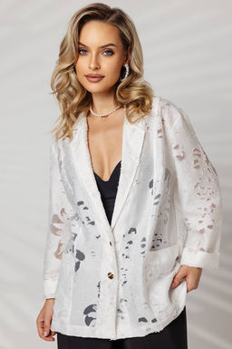 Жакет женский 4475/02/Белый - Rise фото 7