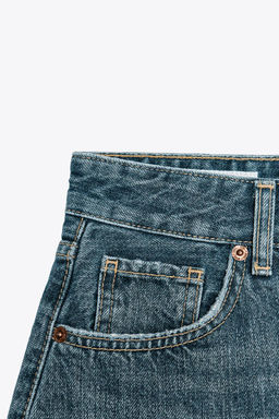 MID-WAIST TRF MINI DENIM SHORTS - Zara фото 14