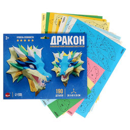 Конструктор полигональный Дракон, 190 деталей - Unicon фото 3