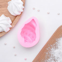 Цена за 2 шт. Молд для заливки 3D Ракушка, силикон, 8.5?6?4.1 см, розовый - Simaland фото 2