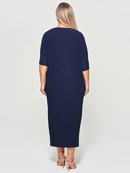Платье 0349-1п тёмно-синий - Dora фото 41
