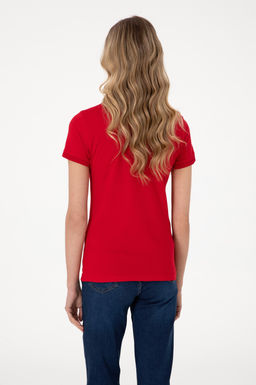 Kad_n K_rm_z_ Basic Polo Yaka Ti__rt Sepette S_rpriz _ndirim - U.s. polo assn фото 5