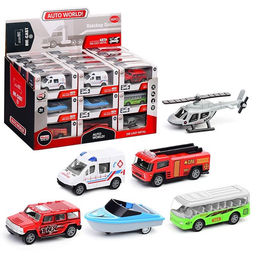 Модель 1:64 "Спецтехника" в ассорт. (9/0121, "Нордпласт") в коробке