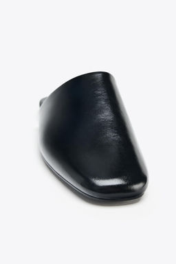LEATHER SLINGBACK SHOES - Zara фото 5