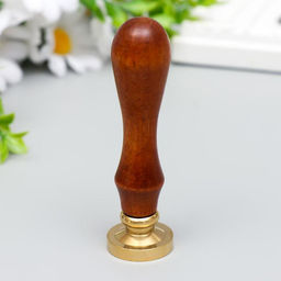 Печать для сургуча с деревянной ручкой «Виноград», 9×2.5×2.5 см