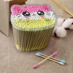 Ватные палочки бамбук, ЭКО продукт Китти