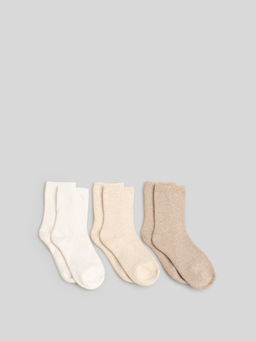 ACOOLA / Носки жен. в наборе из 3 пар Uzkuz_G бежевый