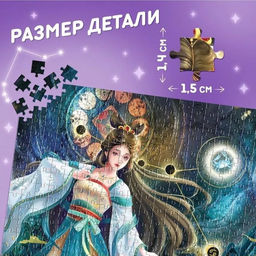 Цена за 2 шт. Пазл в тубусе «Очаровательный рак», 300 деталей