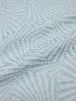 Полульняной жаккард Оптическая иллюзия цв.мятное мороженое, СОРТ2, ш.1.75м, лен-57%, хл-43%