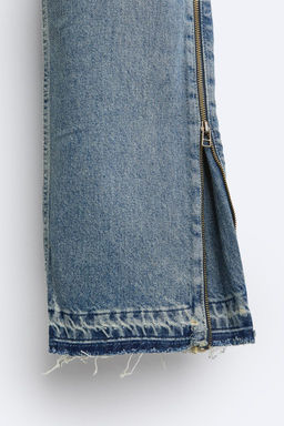 FLARED JEANS WITH ZIPS - Zara фото 11
