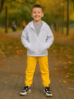 Брюки детские желтые