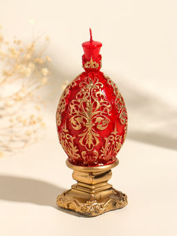Свеча декоративная Пасхальное яйцо с орнаментом, 5?12 см, 95 г