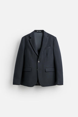 TEXTURED WOOL BLEND BLAZER - Zara фото 5