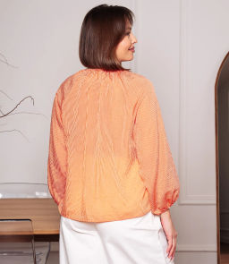 Блуза #КТ73 (2), терракотовый - Dommod фото 3