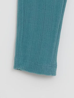 Beli Lastikli Kadife K?z Bebek Tayt