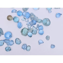 Стеклянная галька (эрклез) Рецепты Дедушки Никиты, фр 20 мм, Голубые, 0,5 кг  фото 4