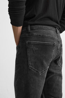 RIPPED SKINNY FIT JEANS - Zara фото 23