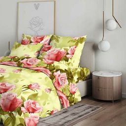 КПБ Нежная роза бязь хлопок 100% 1, 5 сп. - Лен поволжья фото 2