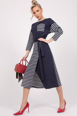 Платье Габи (тёмно-синий)