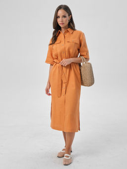 Платье льняное - Stilla фото 3