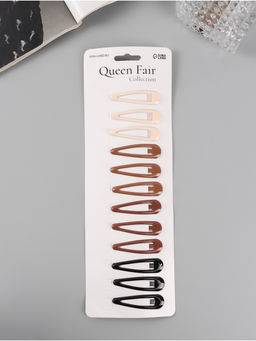 Цена за 2 шт. Невидимки для волос QF «Стиль», набор 12 шт., грация, 5 см, МИКС