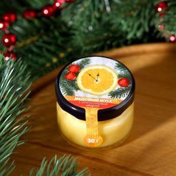 Крем-мёд Новогодние часики, вкус: апельсин, 30 г