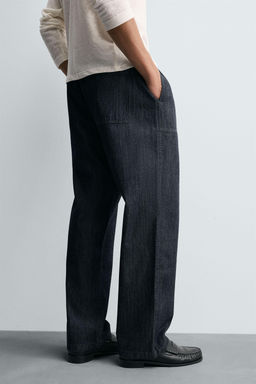 RELAXED FIT JOGGER JEANS - Zara фото 5