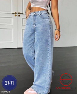 Джинсы с высокой посадкой