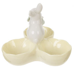 Подставка для 3-х яиц "Заяц", L11,5 W11,5 H10 см