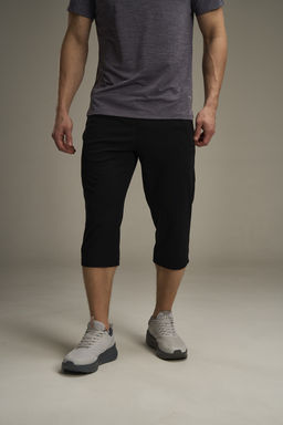 Брюки трикотажные 3/4 Черный