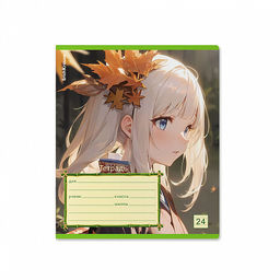 Цена за 10 шт. Тетрадь школьная ученическая ErichKrause Эльфы Аниме, 24 листа, линейка (в плёнке по 10 шт.)_MIX-PACK  фото 6