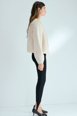 Chaqueta oversize de sarga - H&m фото 4