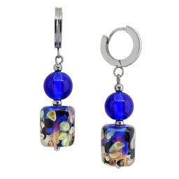 Серьги из муранского стекла SAPPHIRE GLORY LS3457