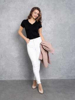 Футболка рубчик лапша кашкорсе с лайкрой.. - Binita фото 3